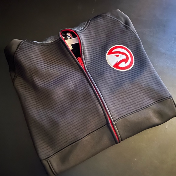 Adidas Atlanta Hawks NBA Full Zip Hoodie Jacket - Picture 9 of 9
